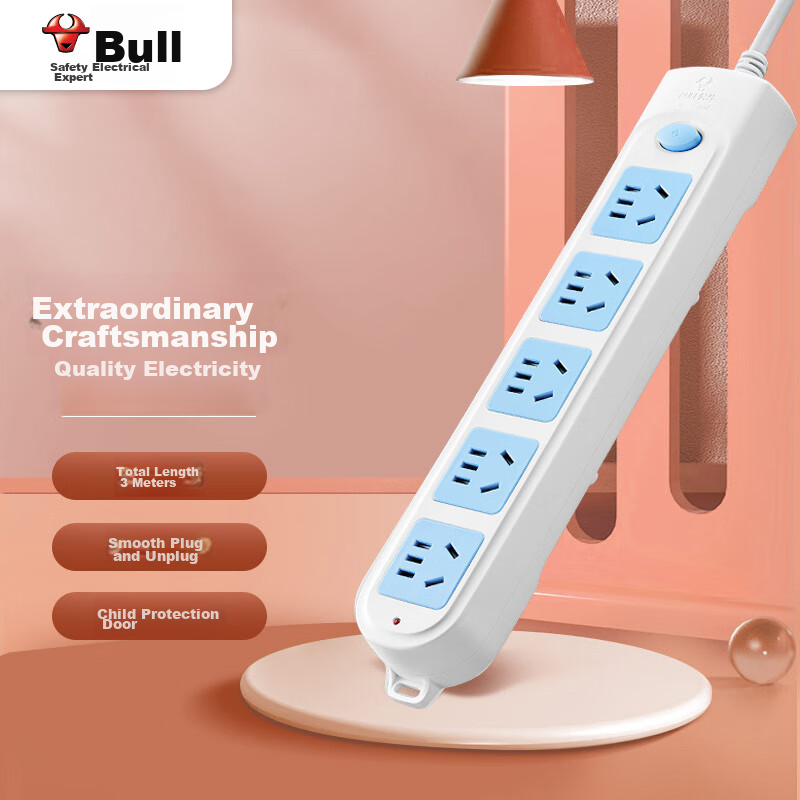 BULL Power Strip with Master Switch
