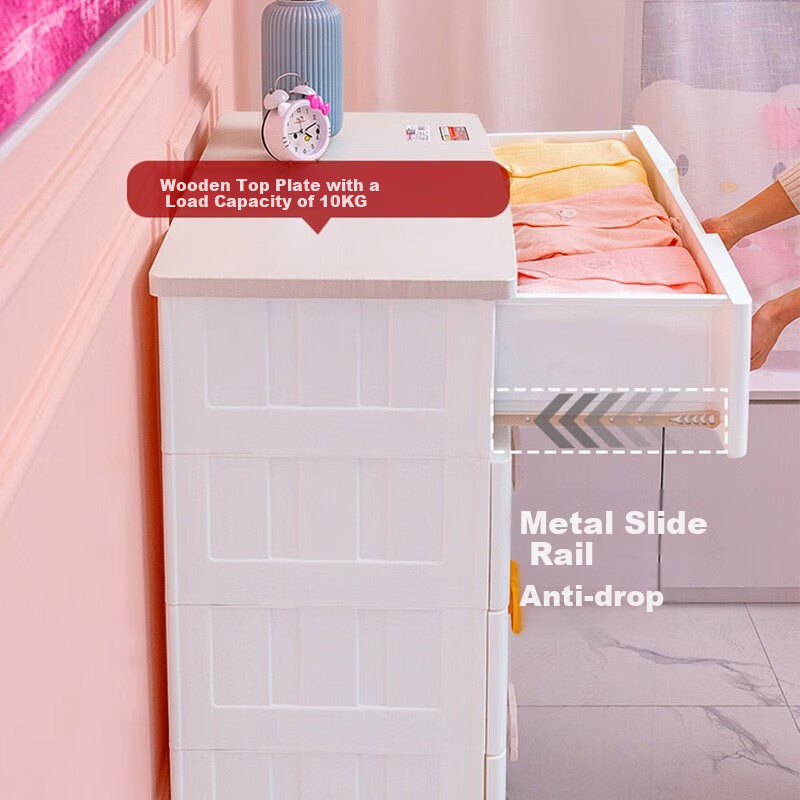 IRIS 5-Drawer Storage Cabinet for Clothes and Toys