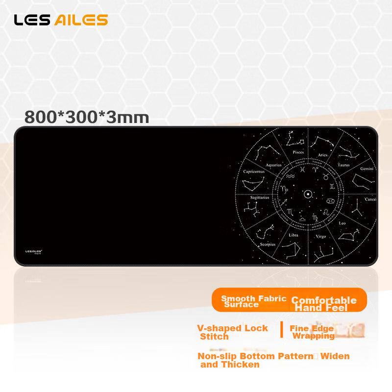 LESAILES Starry Sky Gaming Mouse Pad
