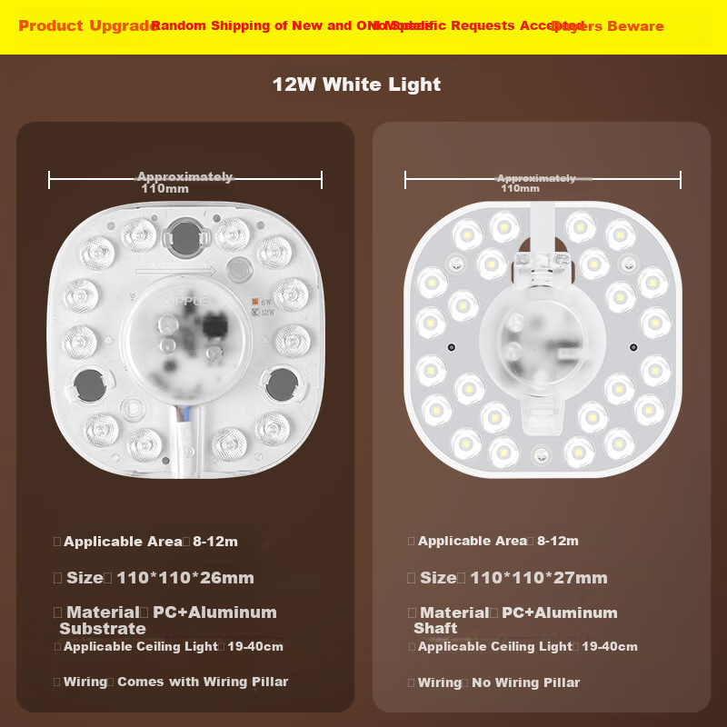 OPPLE LED Ceiling Light Retrofit Panel - 11W Cool White Light