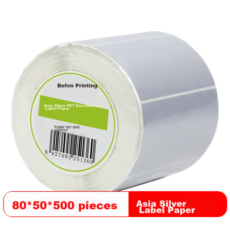 Befon Silver Matte Label Paper