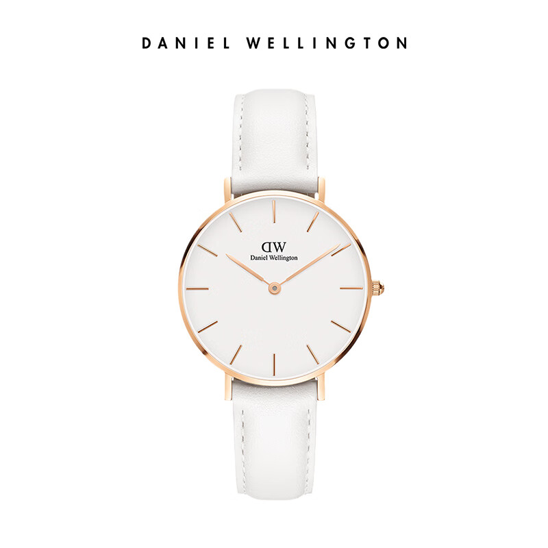 Daniel Wellington Gold-Edged White Dial Watch