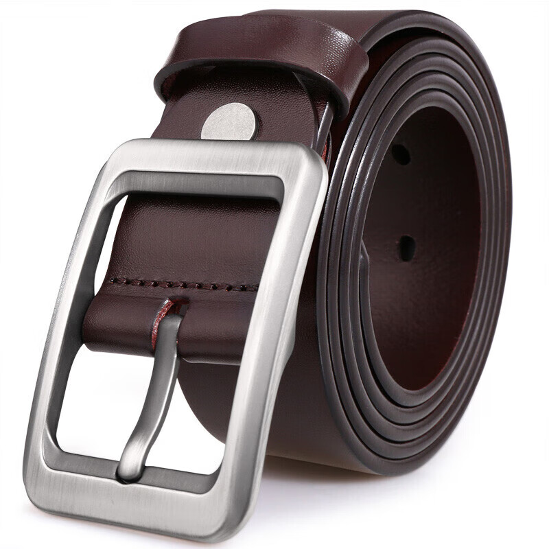 Cattlesboss Men's Casual Belt with Pin Buckle