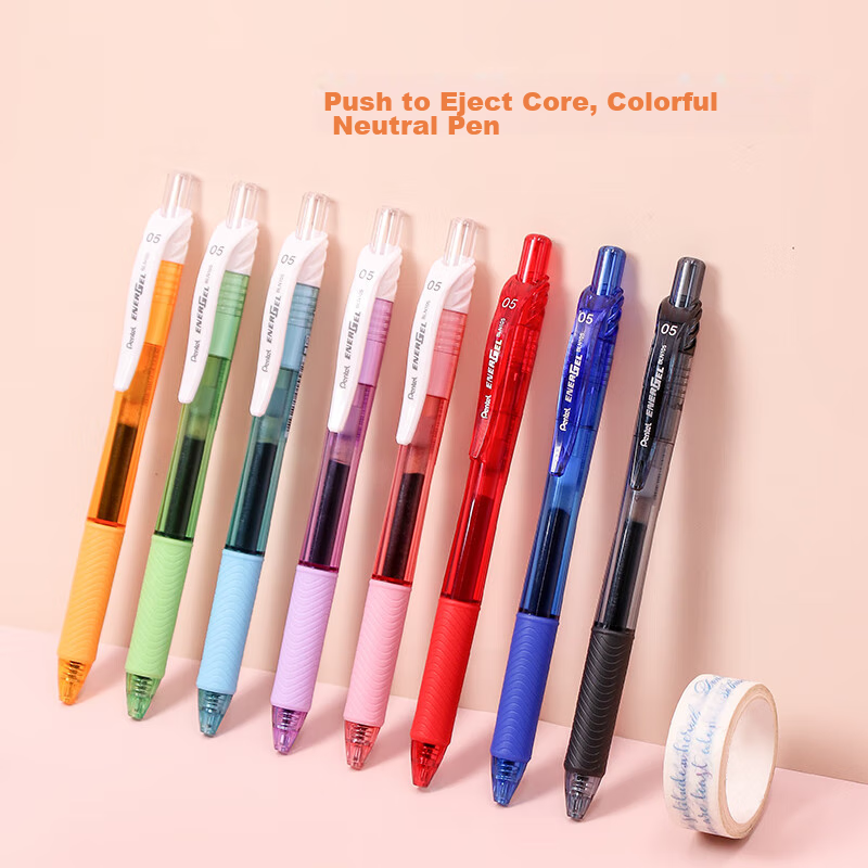 Pentel BLN105 Retractable Black Gel Pen - 12-Pack