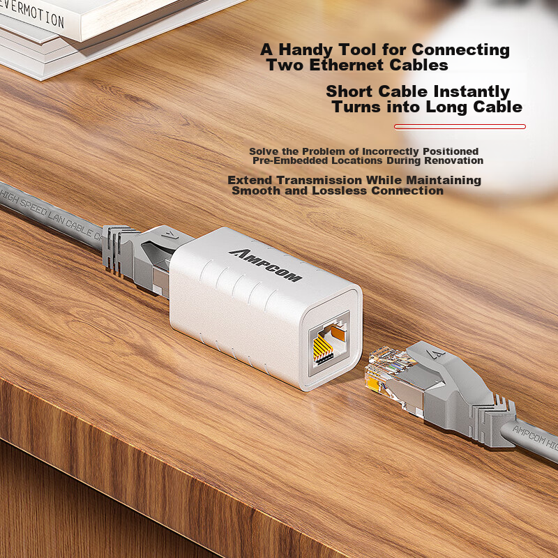 AMPCOM Gigabit Crystal Head CAT6 Cable