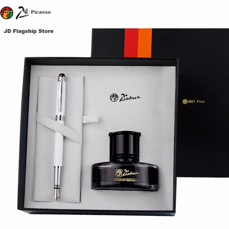 Pimio Fountain Pen - Elegance in Porcelain White