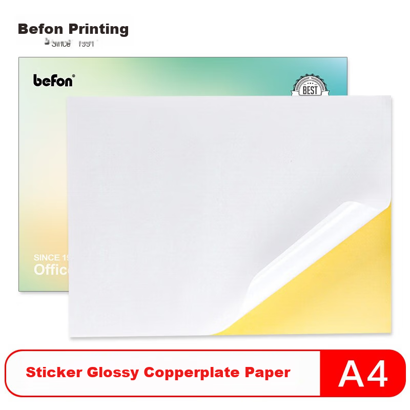 Befon A4 Glossy Label Paper