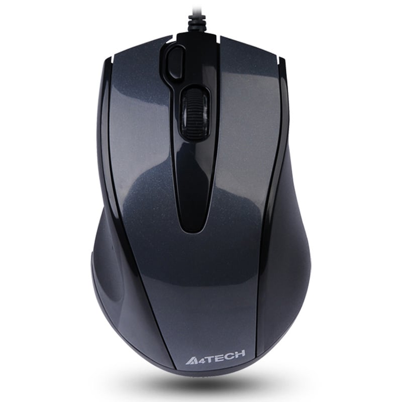 A4TECH N-500F Wired Mouse - Bright Iron Gray