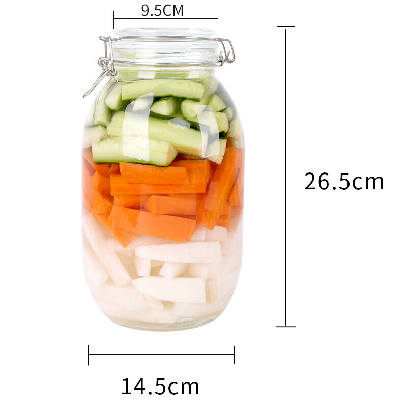 Baijie Glass Sealed Jar for Liquor Infusion