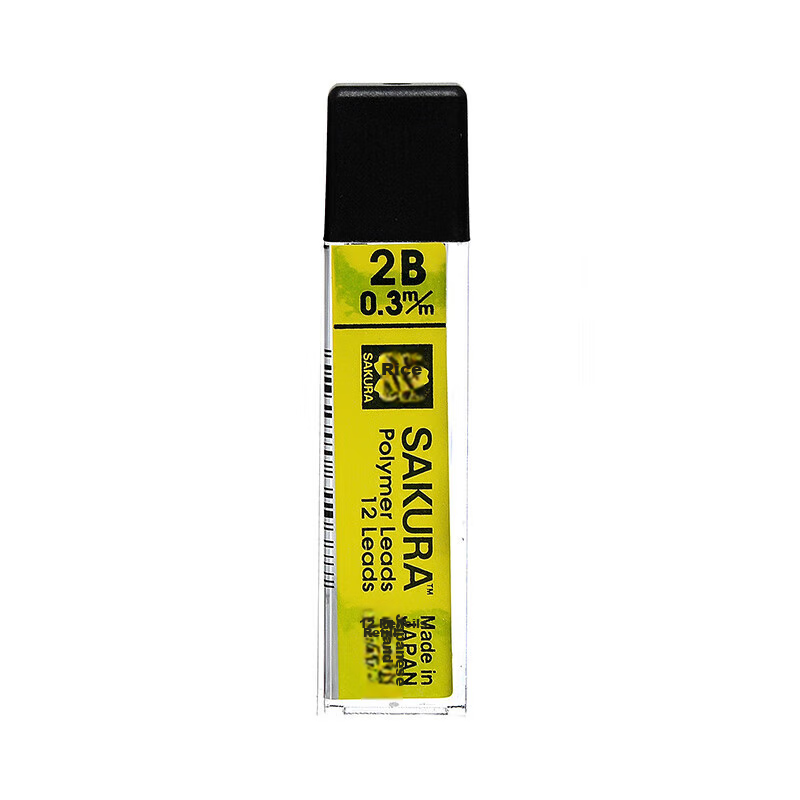 SAKURA Anti-Breaking 0.3mm 2B Pencil Lead Refill