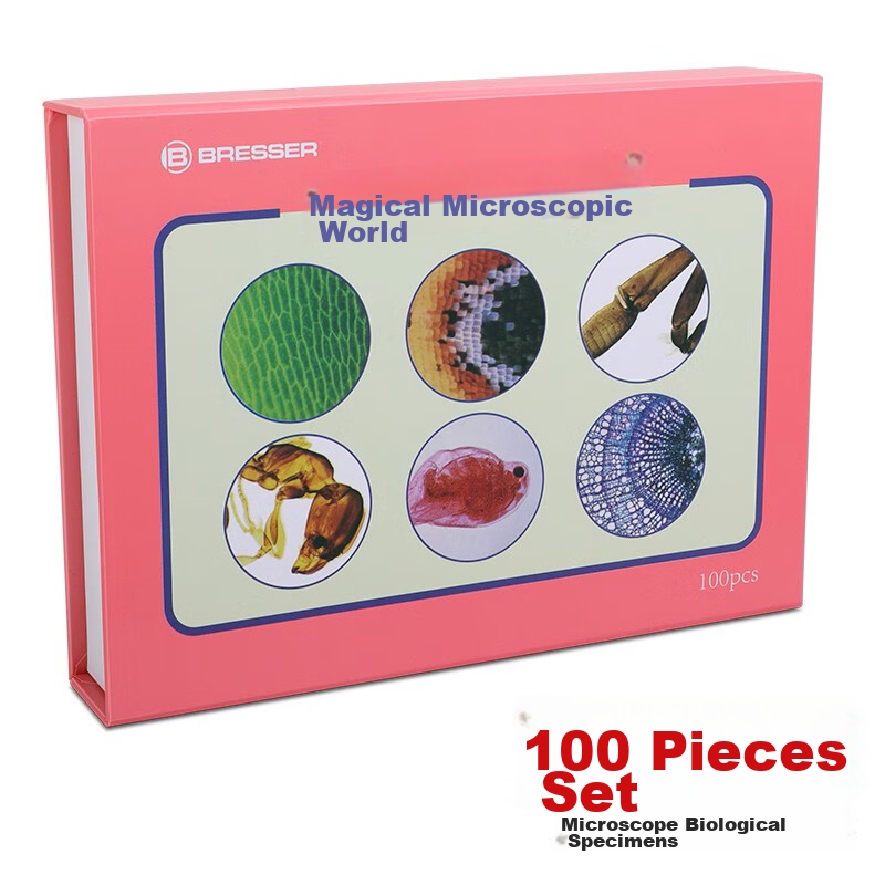 Bresser Microscope - 100 Biological Specimen Slides