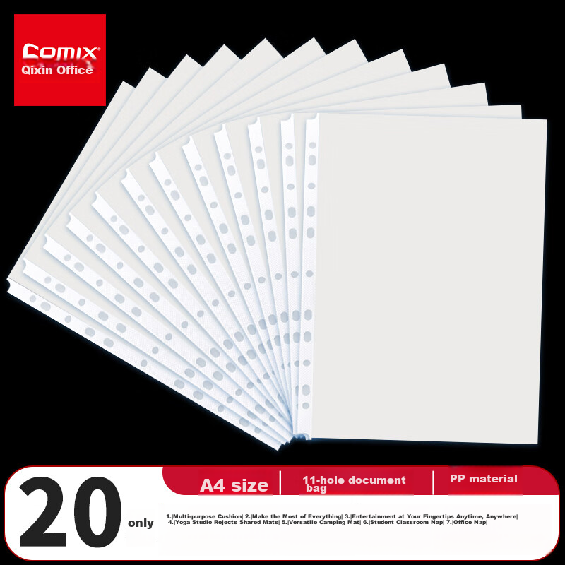 COMIX 11-Hole Document Folder Refill Trial Pack