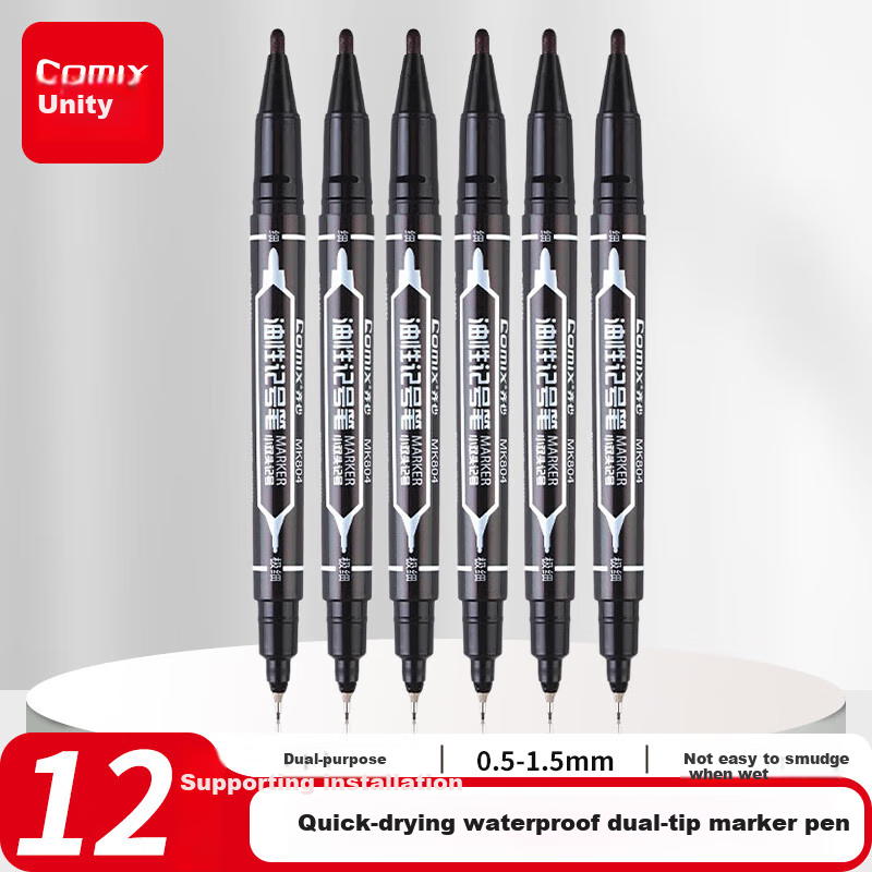 COMIX Dual-Tip Marker Pen Set