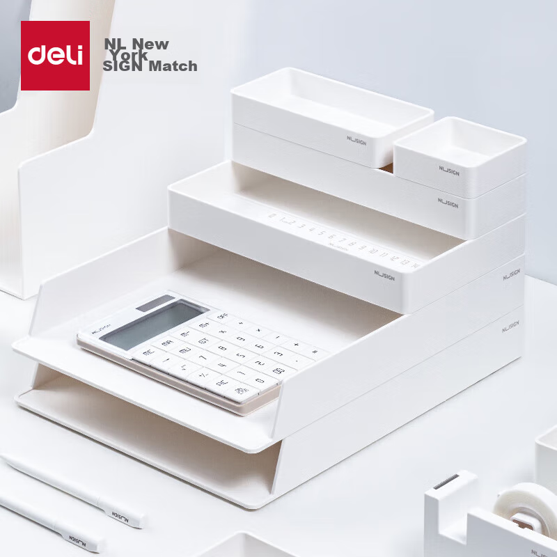 Deli NUSIGN 6-Piece File Organizer Set