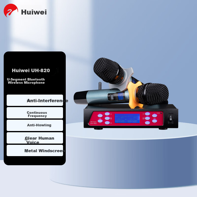 HiVi UH820 U-Band Bluetooth Wireless Microphone System