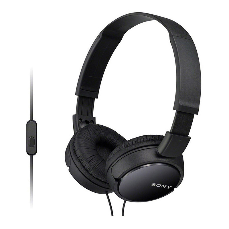 SONY MDR-ZX110AP Over-Ear Headphones with Microphone