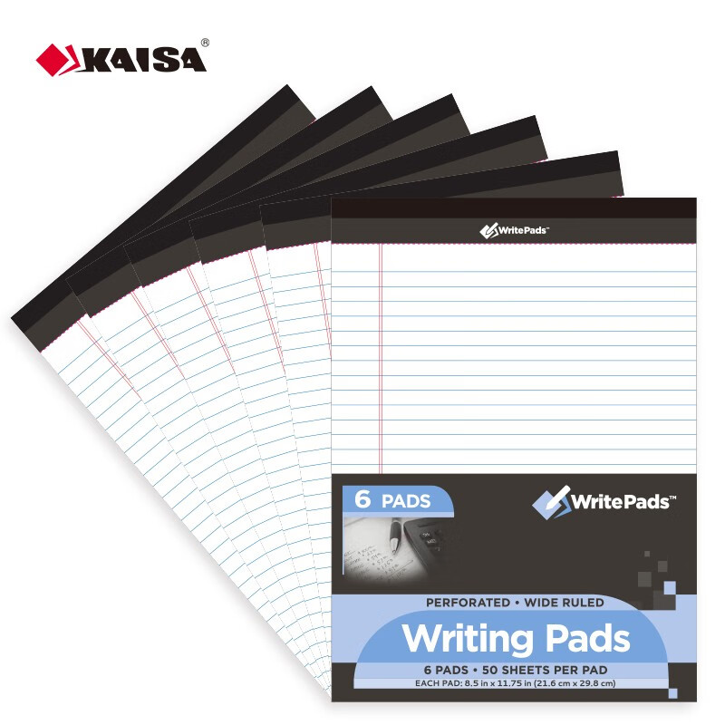 KAISA A4 Notepad 6-Pack