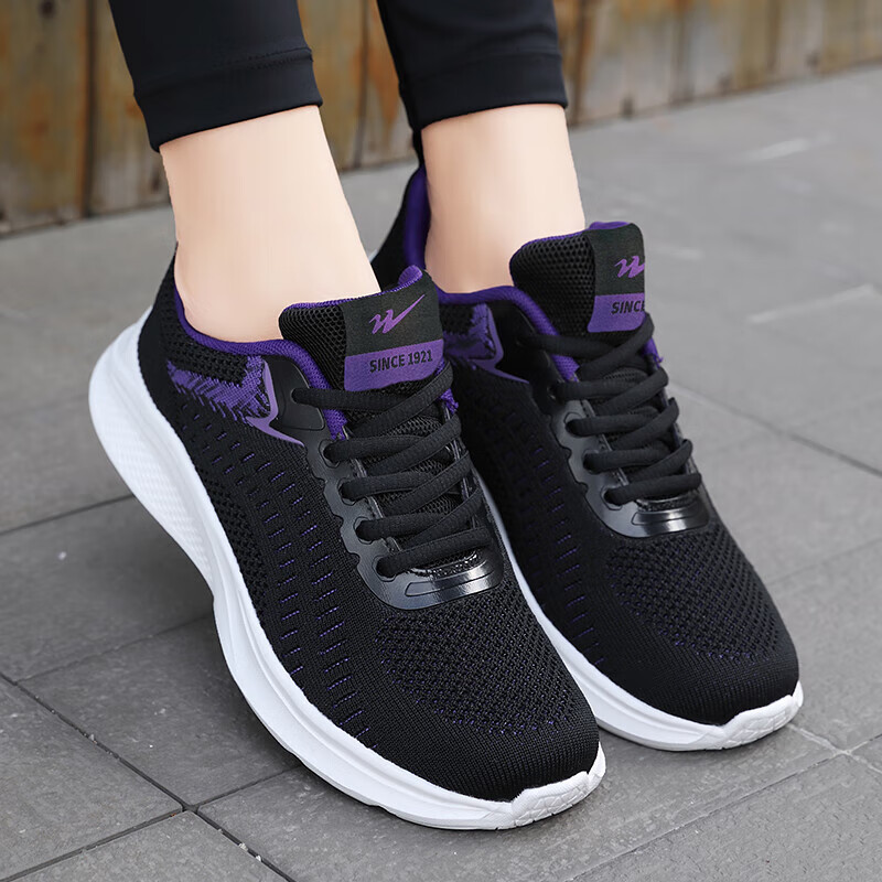 shuangxingbate flyknit running shoes_2