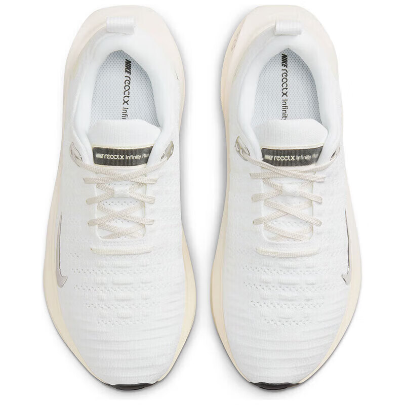 Nike ReactX Infinity 4 Women's Cushioned Running Shoes - White/Chrome_0