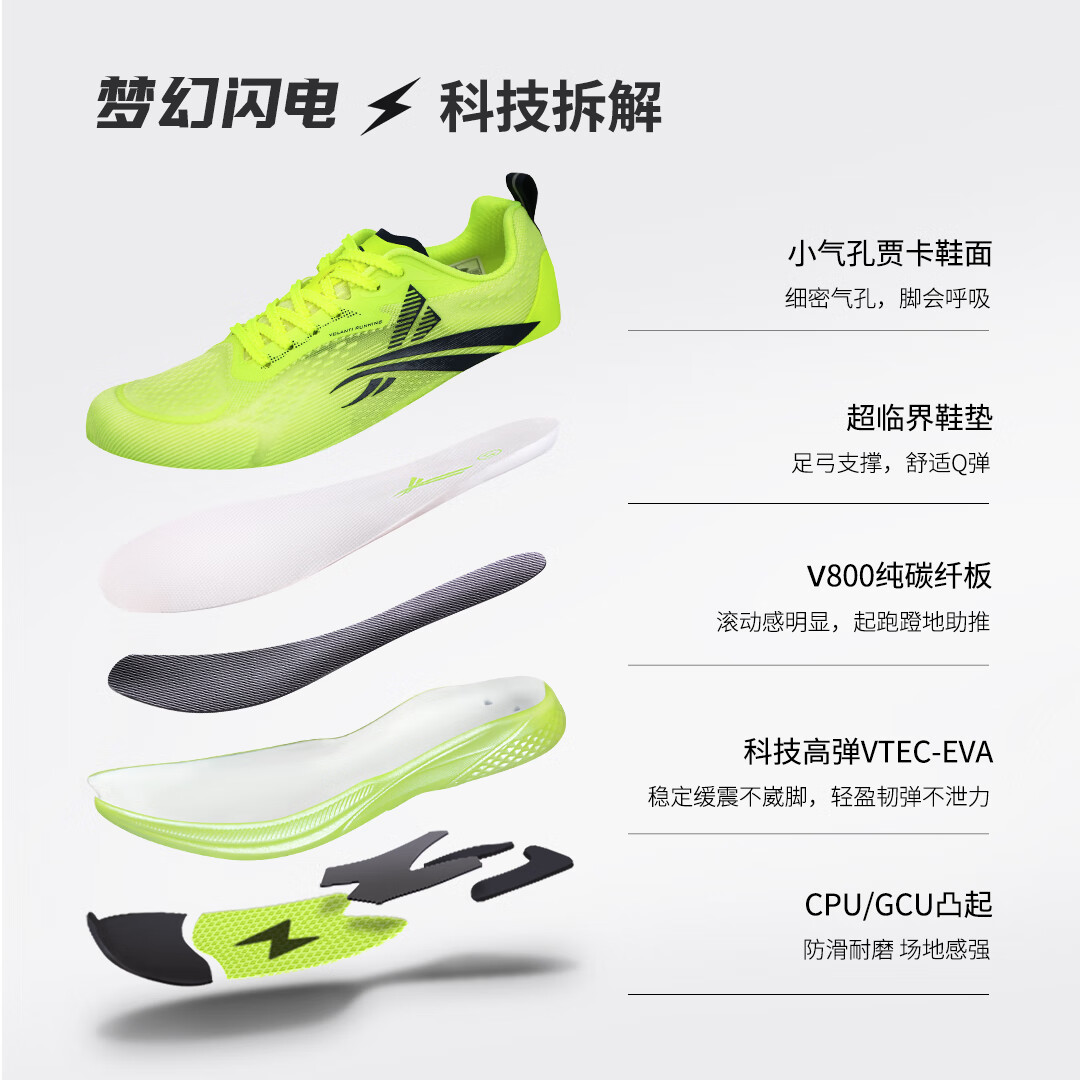 Wolandi Dream Lightning Full Carbon Plate Running Shoes_2