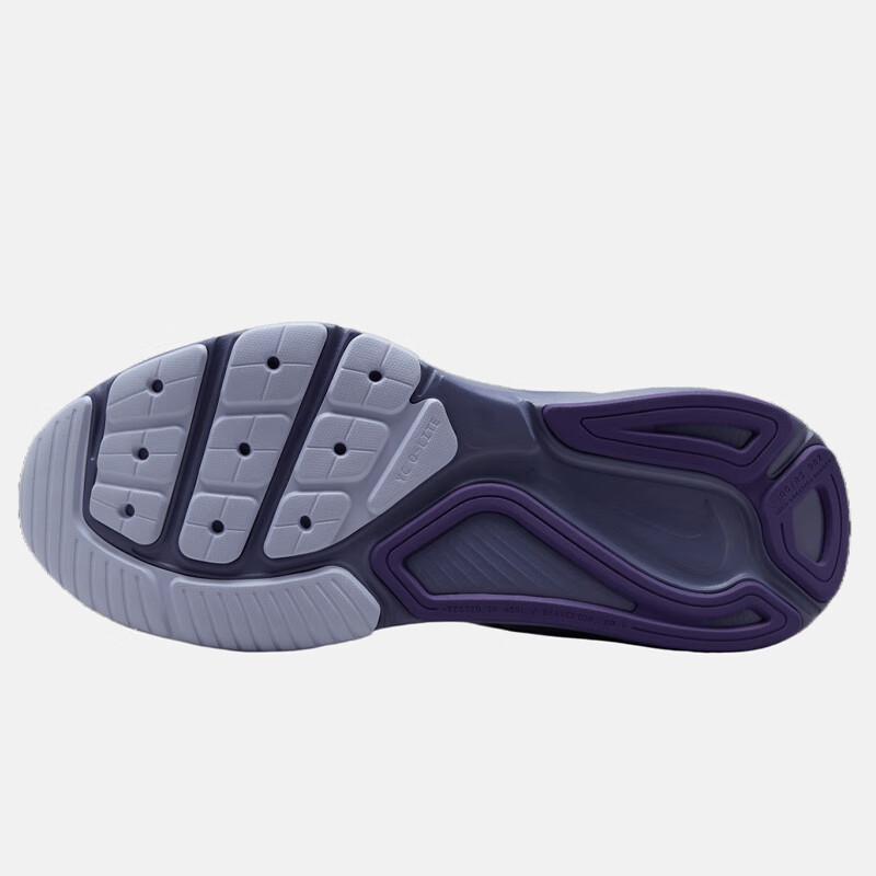 NIKE Structure 26 Women's Road Running Shoes - White & Purple_1