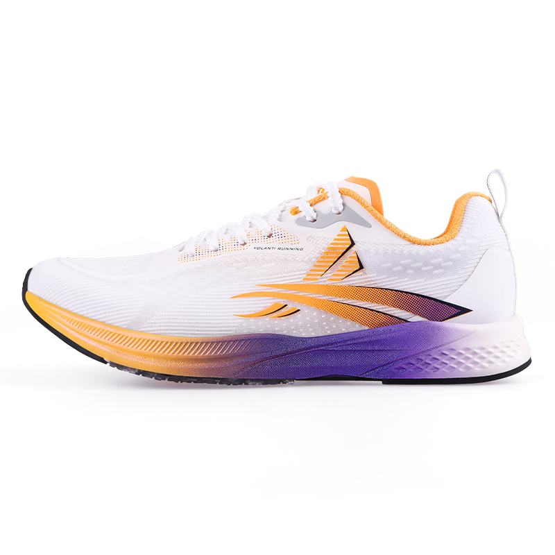 Wolandi Dream Lightning Full Carbon Plate Running Shoes for Sprinting, Standing Long Jump, Physical Fitness Test, Professional Racing Shoes, White And Purple, Size 38_0