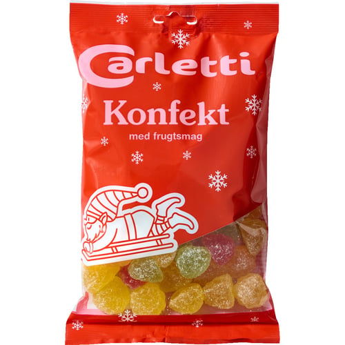 Carletti Konfekt frugtsmag 400g