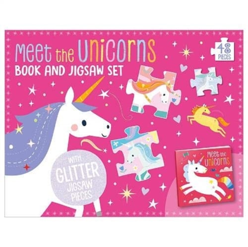 Meet The Unicorns Books and Jigsaw Box Set - picture