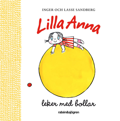 Lilla Anna leker med bollar - picture