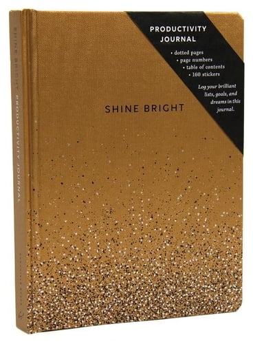 Shine Bright Productivity Journal, Gold_0