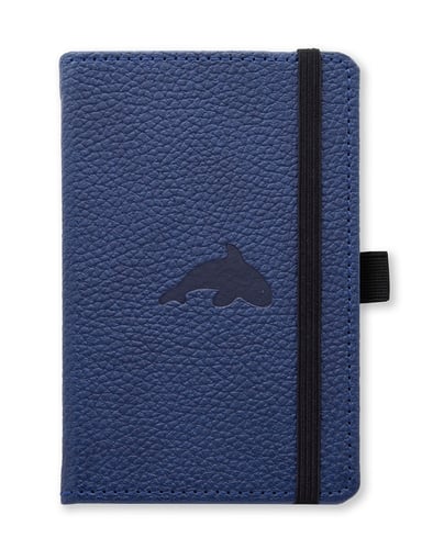 Dingbats* Wildlife A6 Pocket Blue Whale Notebook - Plain_0