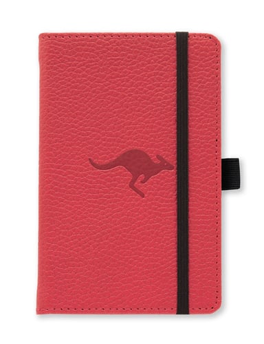 Dingbats* Wildlife A6 Pocket Red Kangaroo Notebook - Plain_0