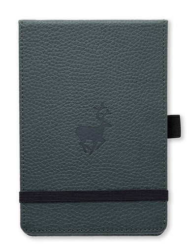 Dingbats* Wildlife A6+ Reporter Green Deer Notebook - Plain - picture
