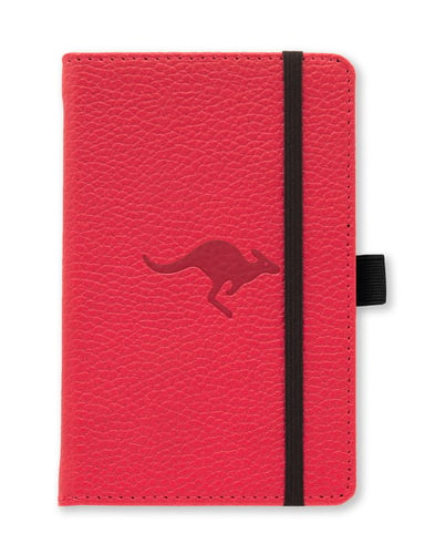 Dingbats* Wildlife A6 Pocket Red Kangaroo Notebook - Graph_0
