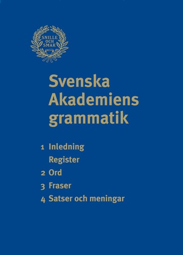 Svenska Akademiens grammatik - picture