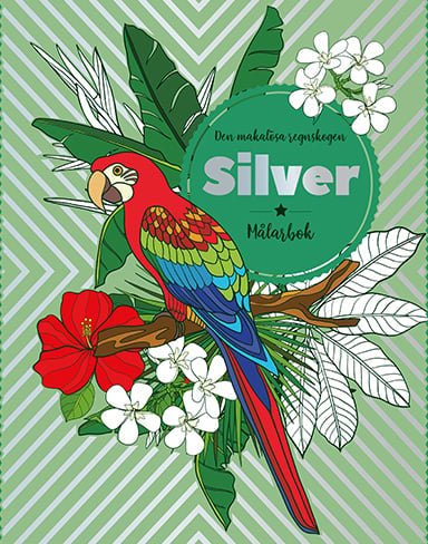 Den makalösa regnskogen : silver - målarbok - picture