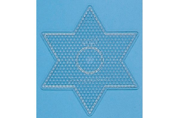 Hama stiftplade stjerne stor 14,5x16,5cm TR_0