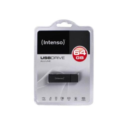 USB og Micro USB Memory Stick INTENSO ALU LINE 64 GB Antracit_3
