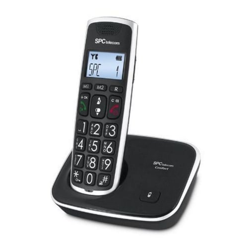 SPC 7608N Telefon DECT Store taster AG20 ID LCD ECO Svart_4