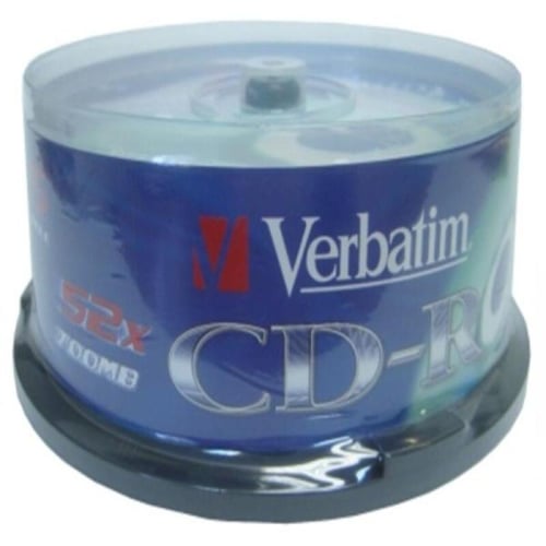 CD-R Verbatim 43432 700 MB 52x (25 uds)_0