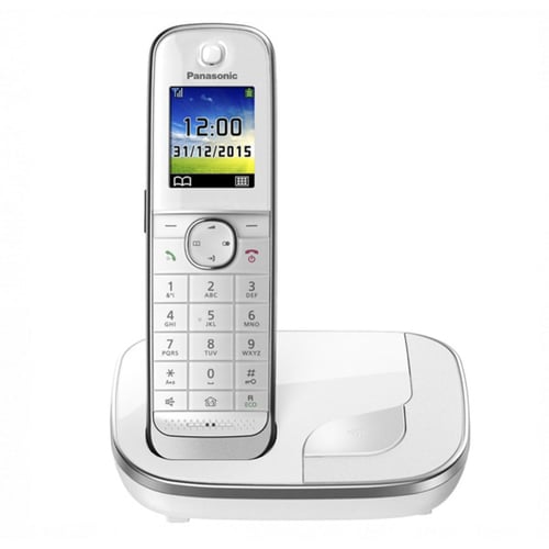 Trådløs Telefon Panasonic KX-TGJ310SPW DECT 1,8" TFT GAP Hvit | Pluus.no