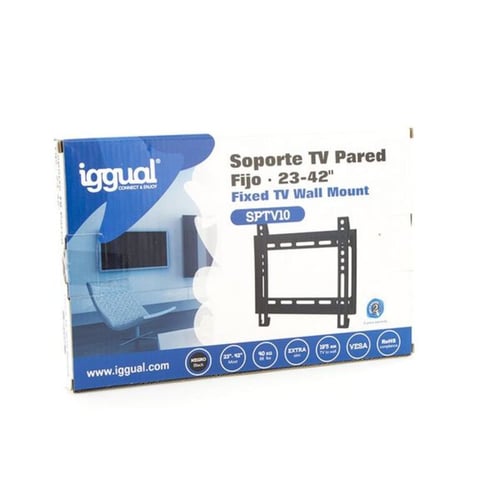 Fastsat TV støtte iggual SPTV10 IGG314555 23"-42" Sort_2