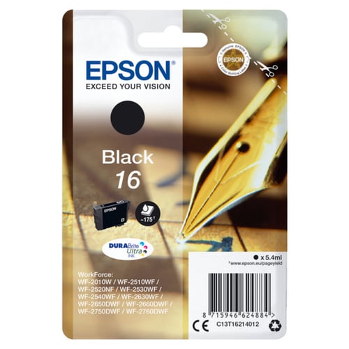 Original blækpatron Epson T1621 Sort - picture