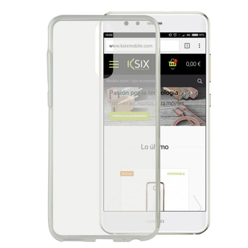 Mobilcover Huawei Mate 10 Lite Flex Ultrafina Gennemsigtig_3