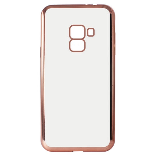 Mobilcover Galaxy A8 2018 Flex Metal, Pink_0
