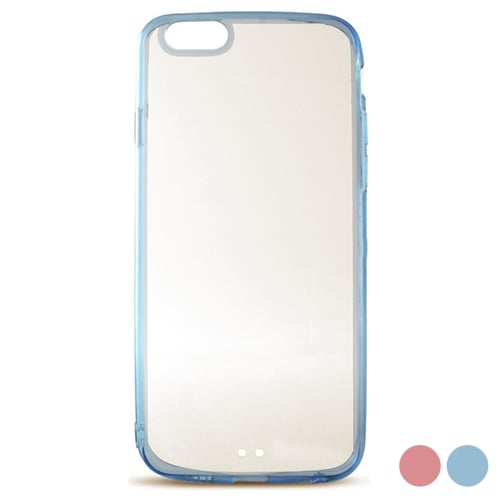 Cover til mobiltelefon med kant af TPU Iphone 6/6s KSIX Fusion, Transparent - picture