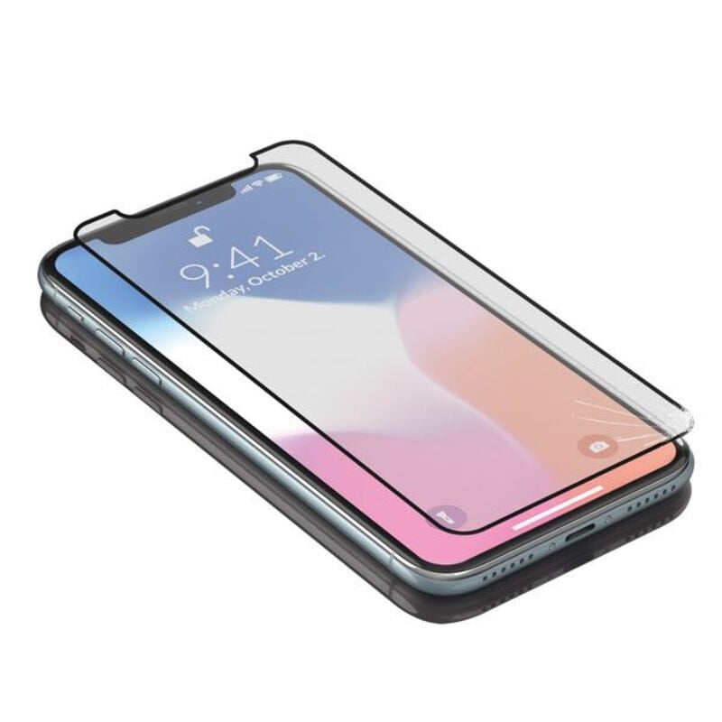 Tempered Glass Mobile Screen Protector Iphone X-Xs KSIX Armor Black_4