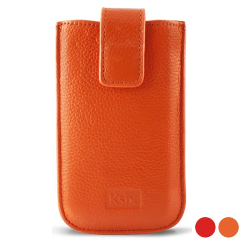 Mobilcover KSIX Læder, Orange_0