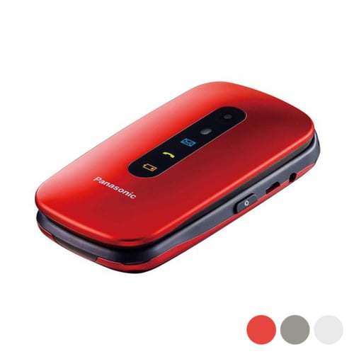 Mobiltelefon til ældre mennesker Panasonic Corp. KX-TU456EXCE 2,4" LCD Bluetooth USB, Rød_2