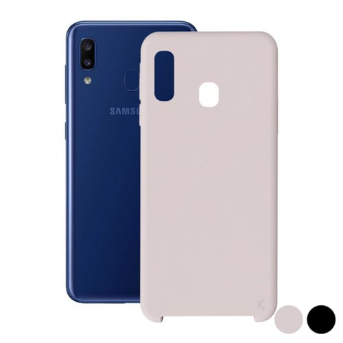 Mobilcover Samsung Galaxy A20 KSIX Soft, Pink - picture
